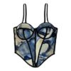 Printed bustier