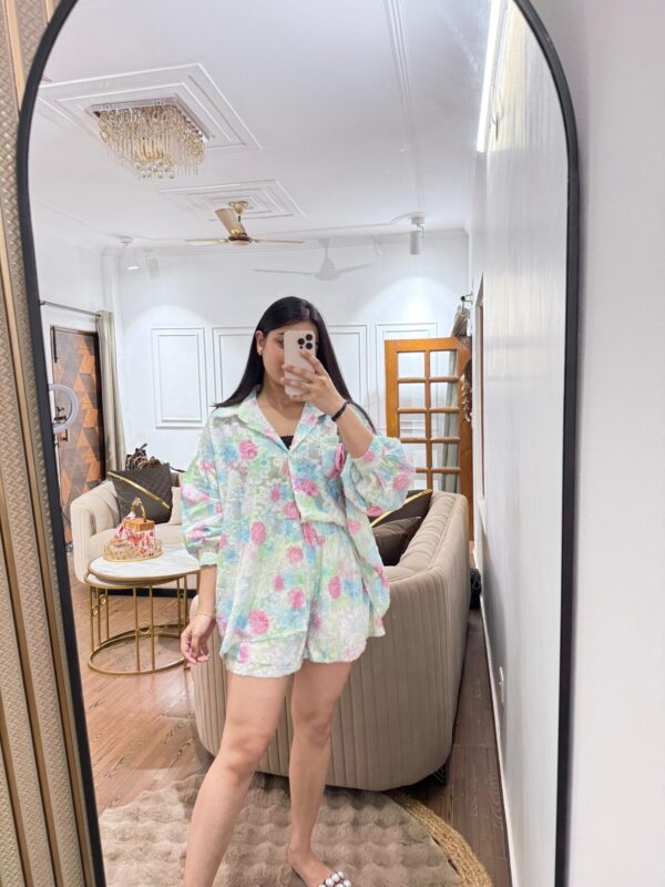 Georgette shorts set