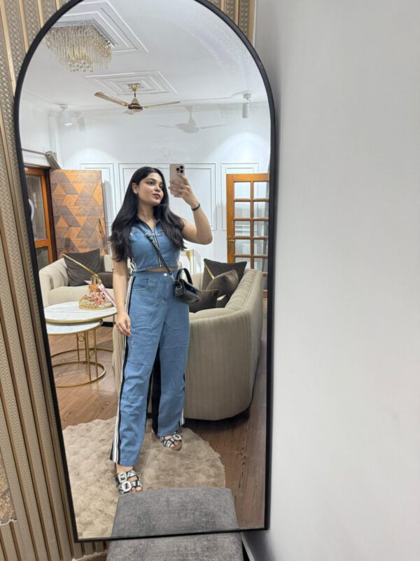 Denim collared coord set - Image 2