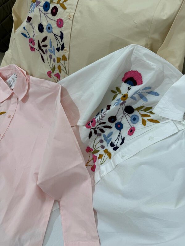 Floret embroidered shirt - Image 6