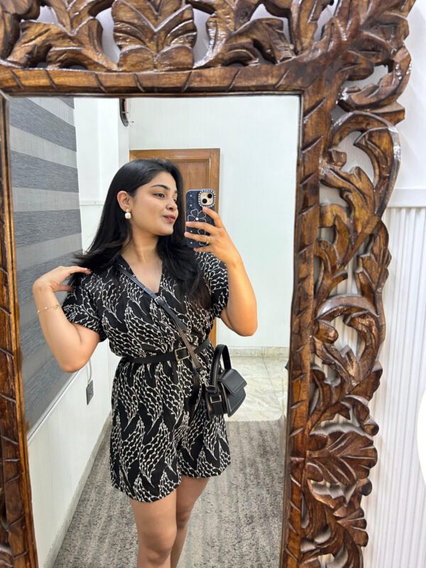 miyan embroidered buttoned romper - Image 4