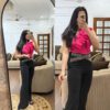 Highwaist bling trousers
