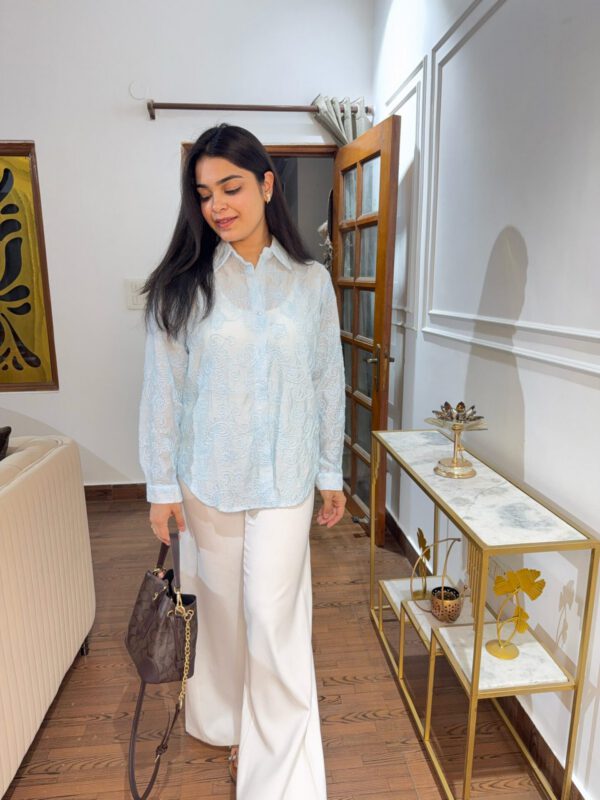 Jade embroidered shirt - Image 4