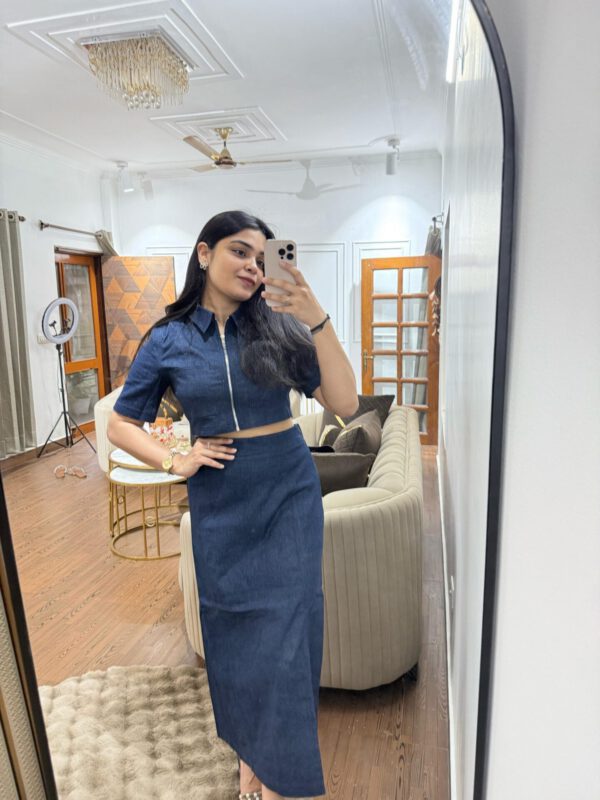Denim skirt set - Image 3