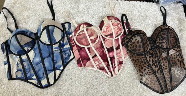 Printed bustier - Image 2