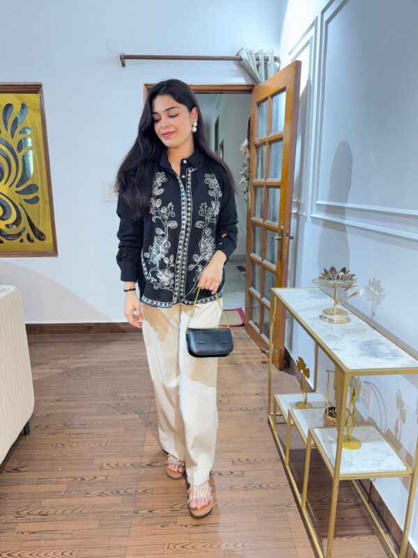 Azah moss imported embroidered shirt - Image 3