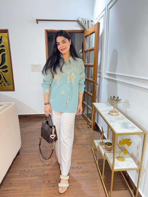 Baani thread work shirt