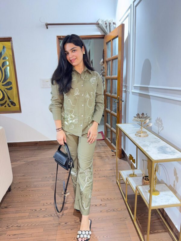 Rio embroidered coord set
