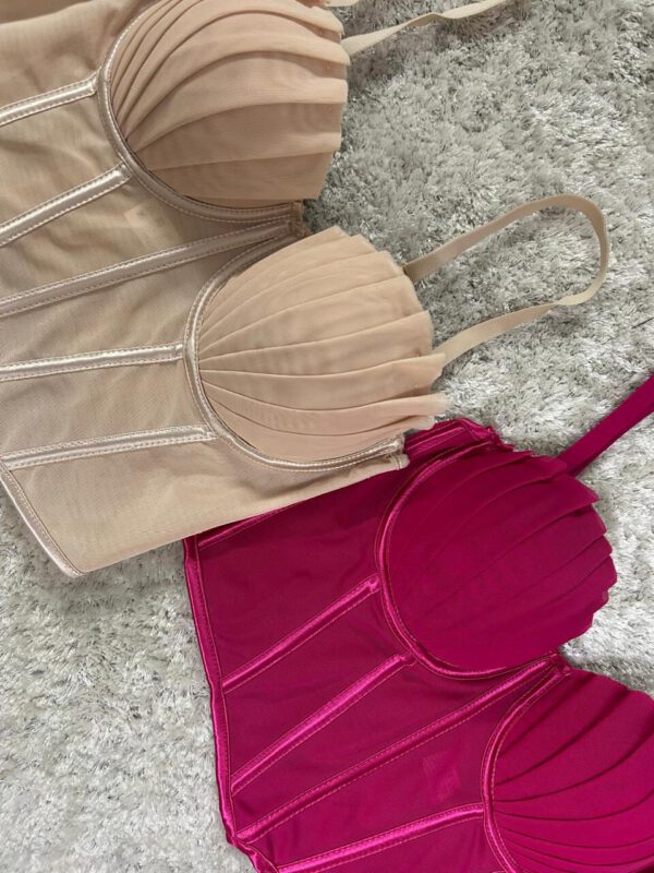 Basic ruffled bustier - Image 2