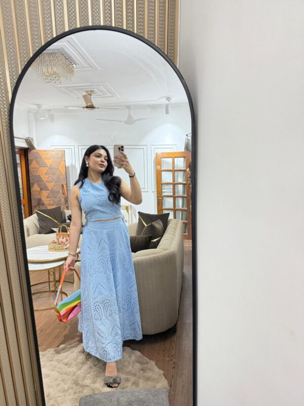 Daisy schiffli skirt set - Image 8