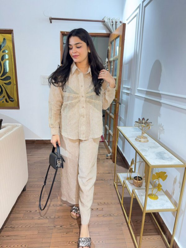 Butterfly linen coord set