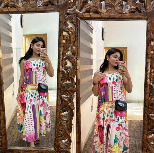 Floral printed dress