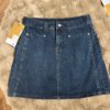 Denim skorts with belt - Image 5