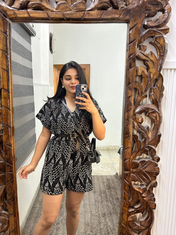 miyan embroidered buttoned romper - Image 2