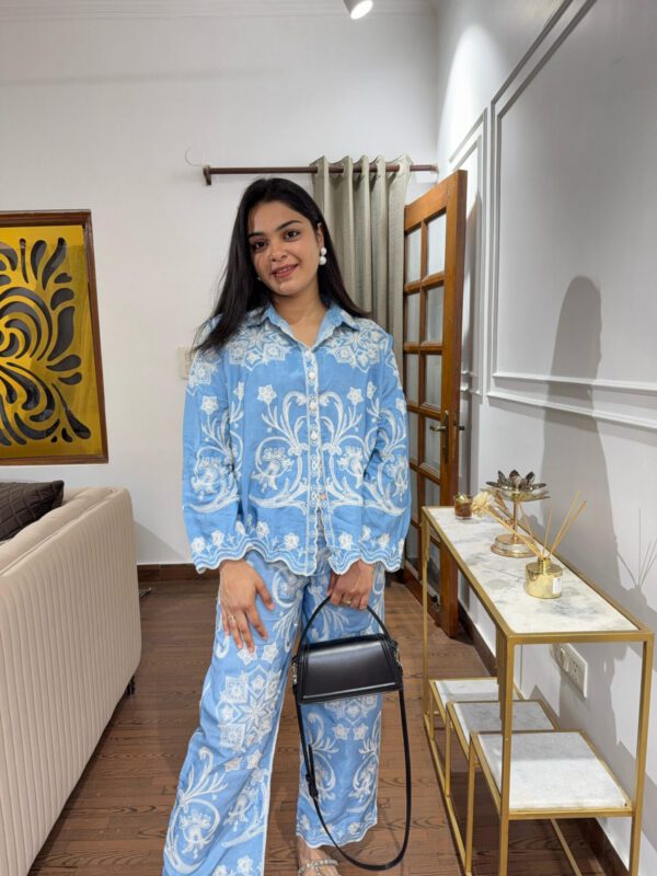 Mia imported embroidered coord set - Image 2