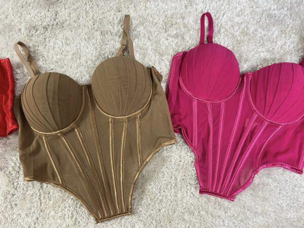 Boned basic corsets