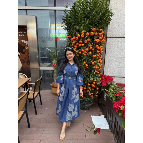 Raha embroidered dress