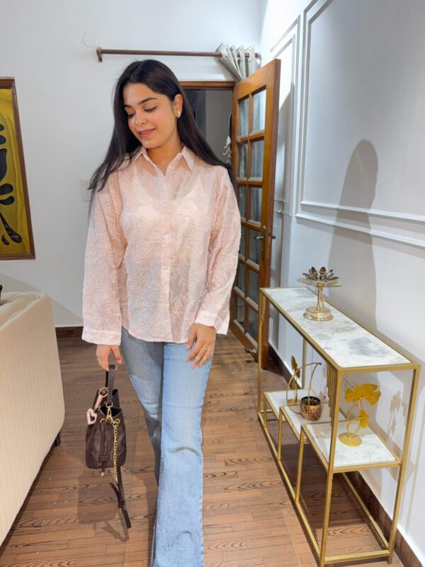 Jade embroidered shirt - Image 3