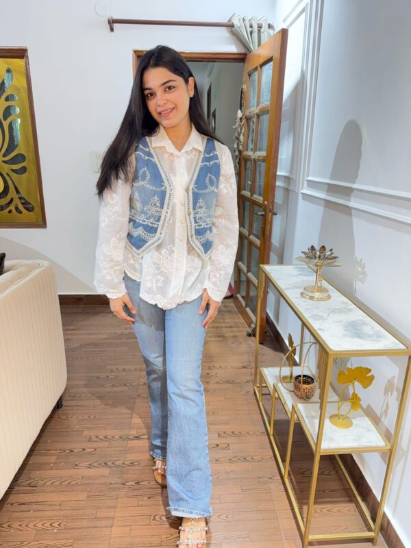 Ira 2-piece embroidered shirt - Image 3