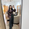 Highwaisted pants with belt - Image 4