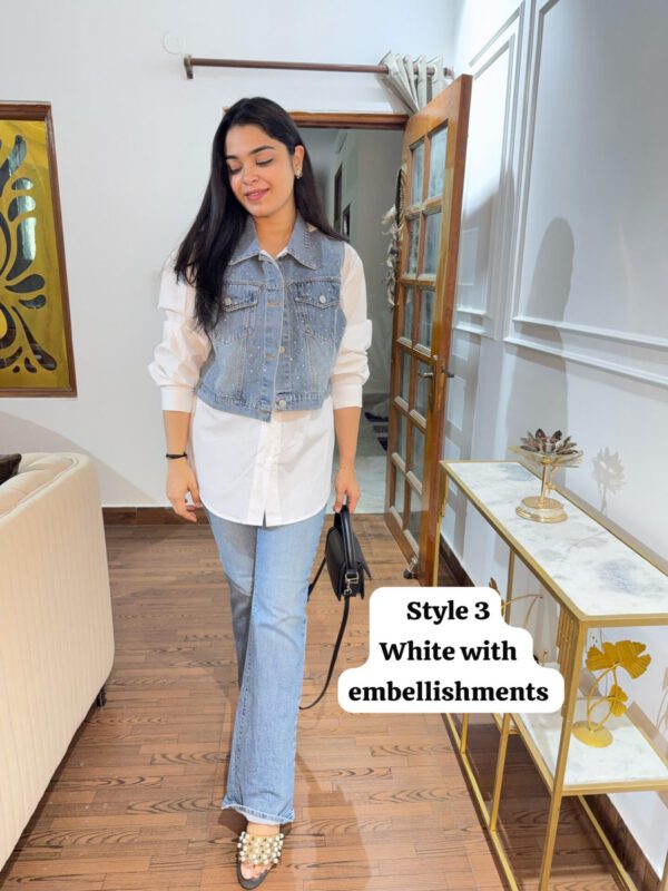 Mira denim top - Image 4