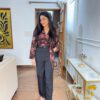 Highwaisted pants with belt - Image 8