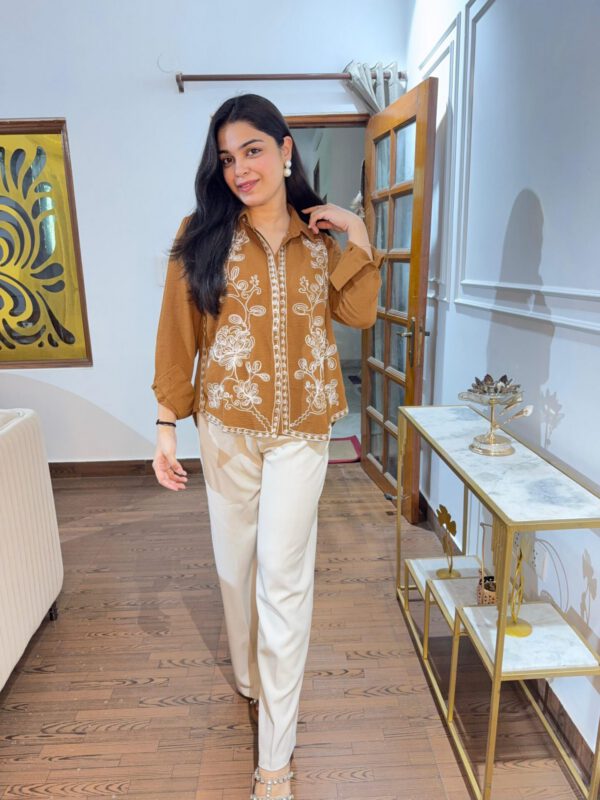 Azah moss imported embroidered shirt - Image 6