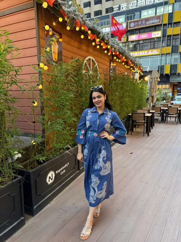 Raha embroidered dress - Image 4