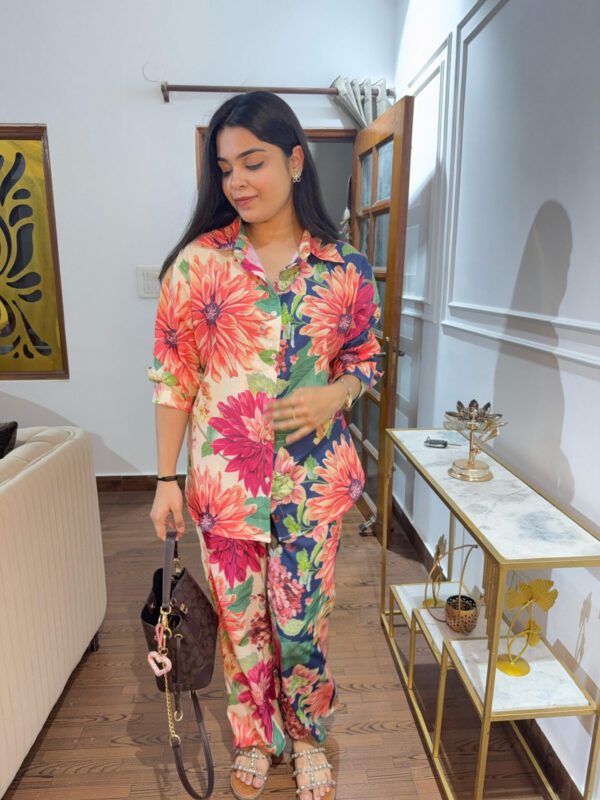 Sunflower linen coord set - Image 3