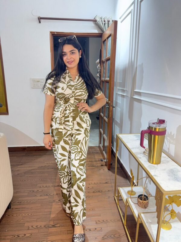 Abha linen jumpsuit