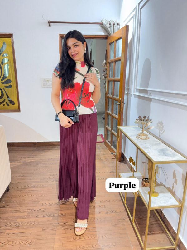 Amyra wrinkle pleated coord - Image 11