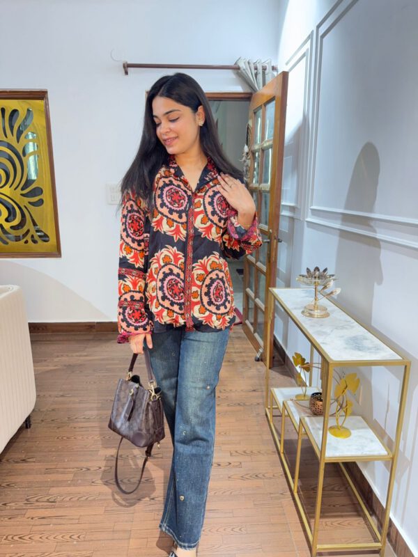 Hoor satin shirt