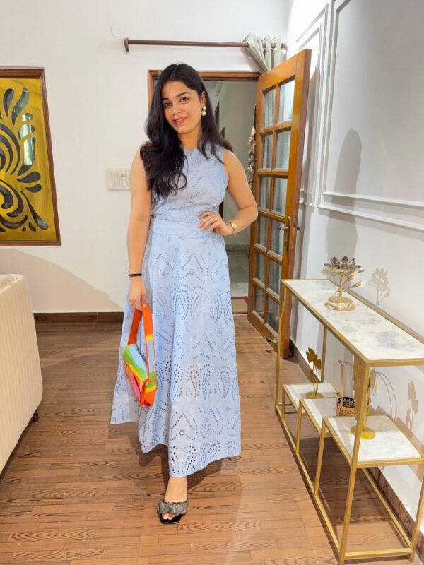 Daisy schiffli skirt set - Image 11