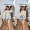 Floral thread work shirt - Image 8