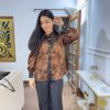 Satin embossed shirts