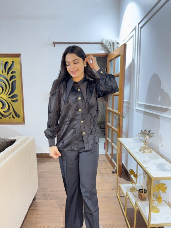 Satin embossed shirts - Image 4