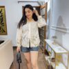 Floral thread work shirt - Image 4