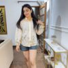 Floral thread work shirt - Image 5