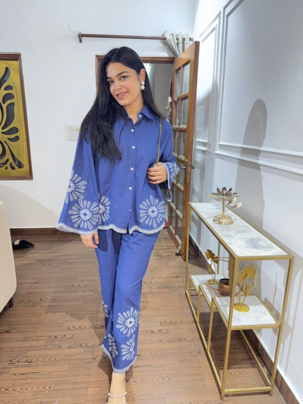 Shifa embroidered coord set