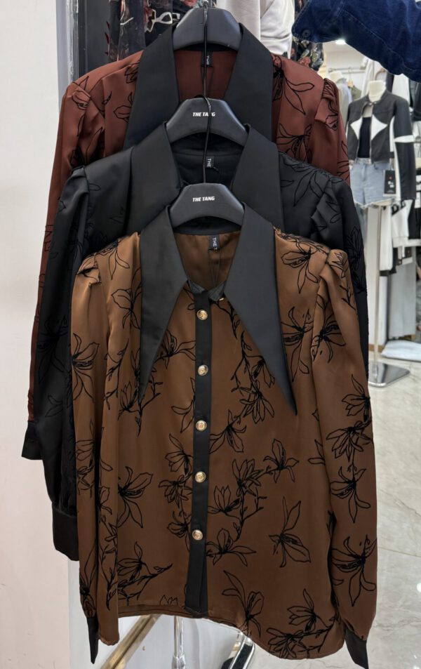 Satin embossed shirts - Image 7