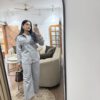 Rani sequin linen coord set - Image 4