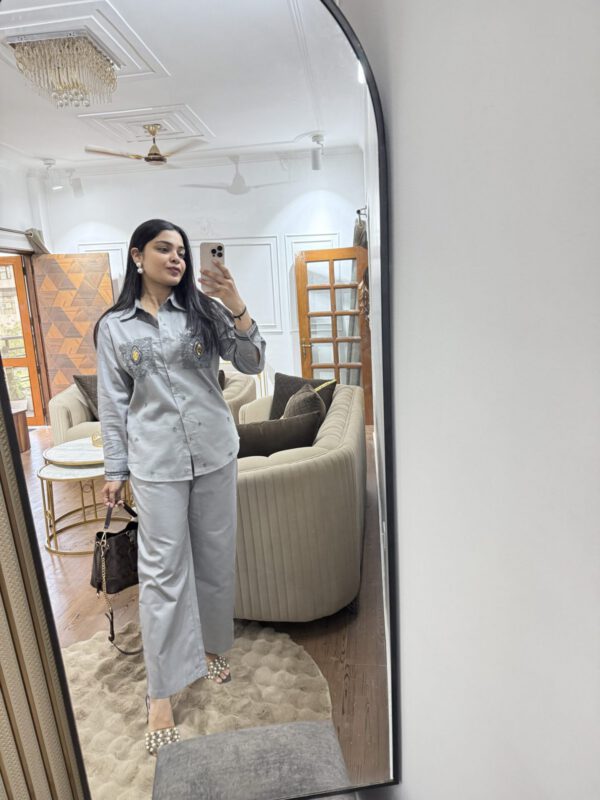 Rani sequin linen coord set - Image 4