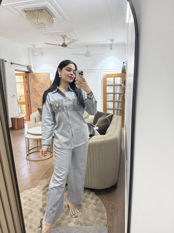 Rani sequin linen coord set - Image 5
