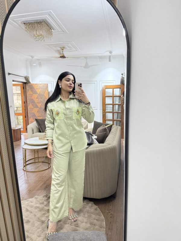 Rani sequin linen coord set - Image 3