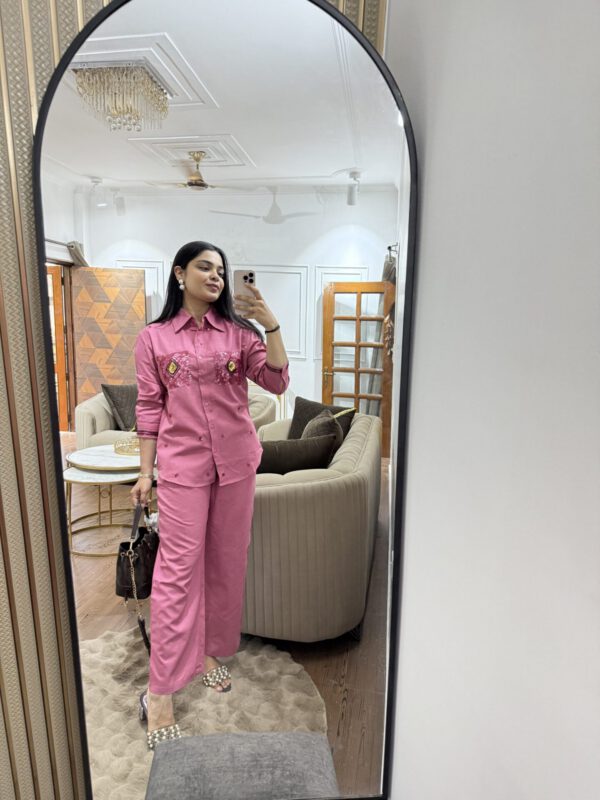 Rani sequin linen coord set