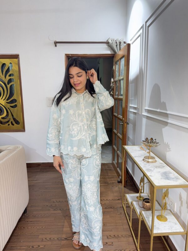 Jannat embroidered coord set - Image 6
