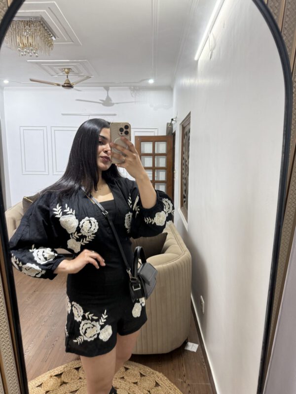 Kristy embroidered romper
