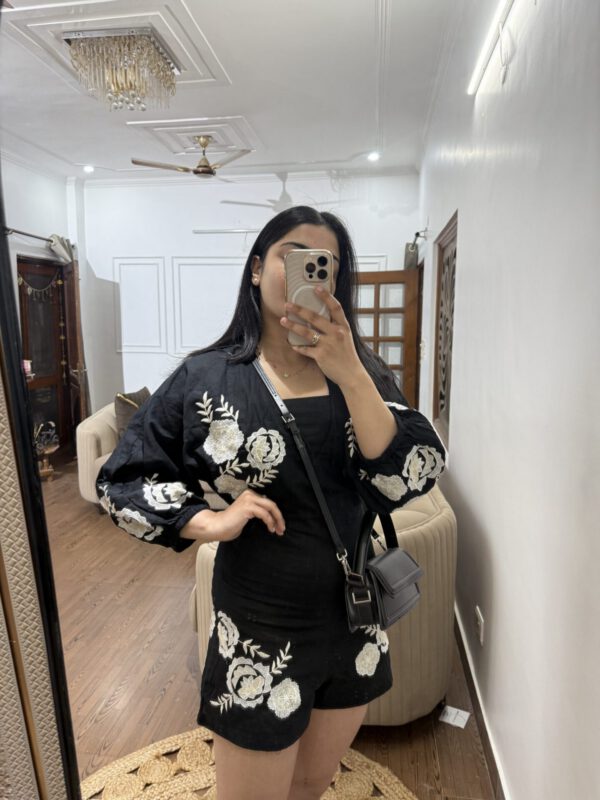 Kristy embroidered romper - Image 3