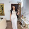 Jacquard self work pants - Image 5