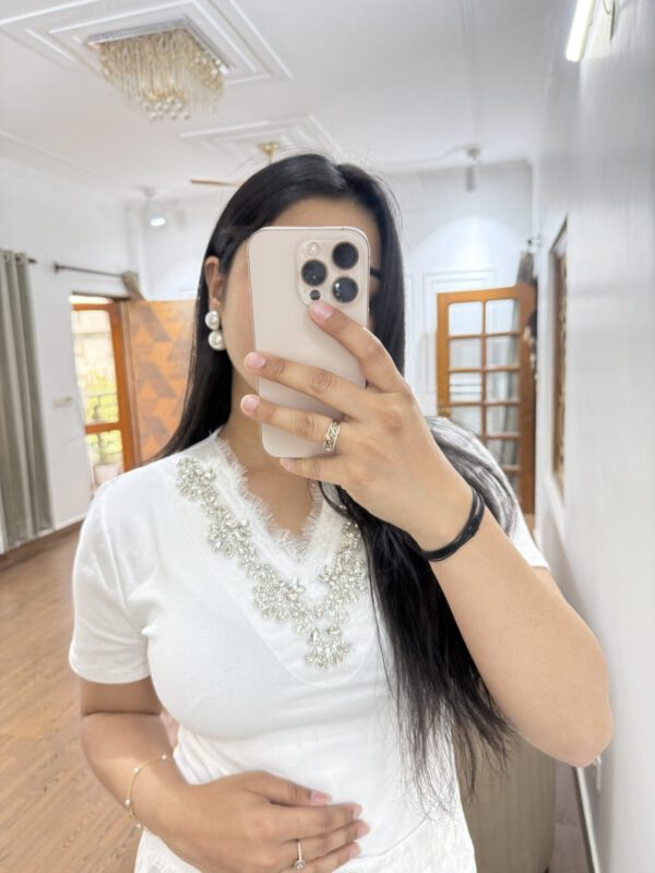 Embellished rhinestone top - Image 4
